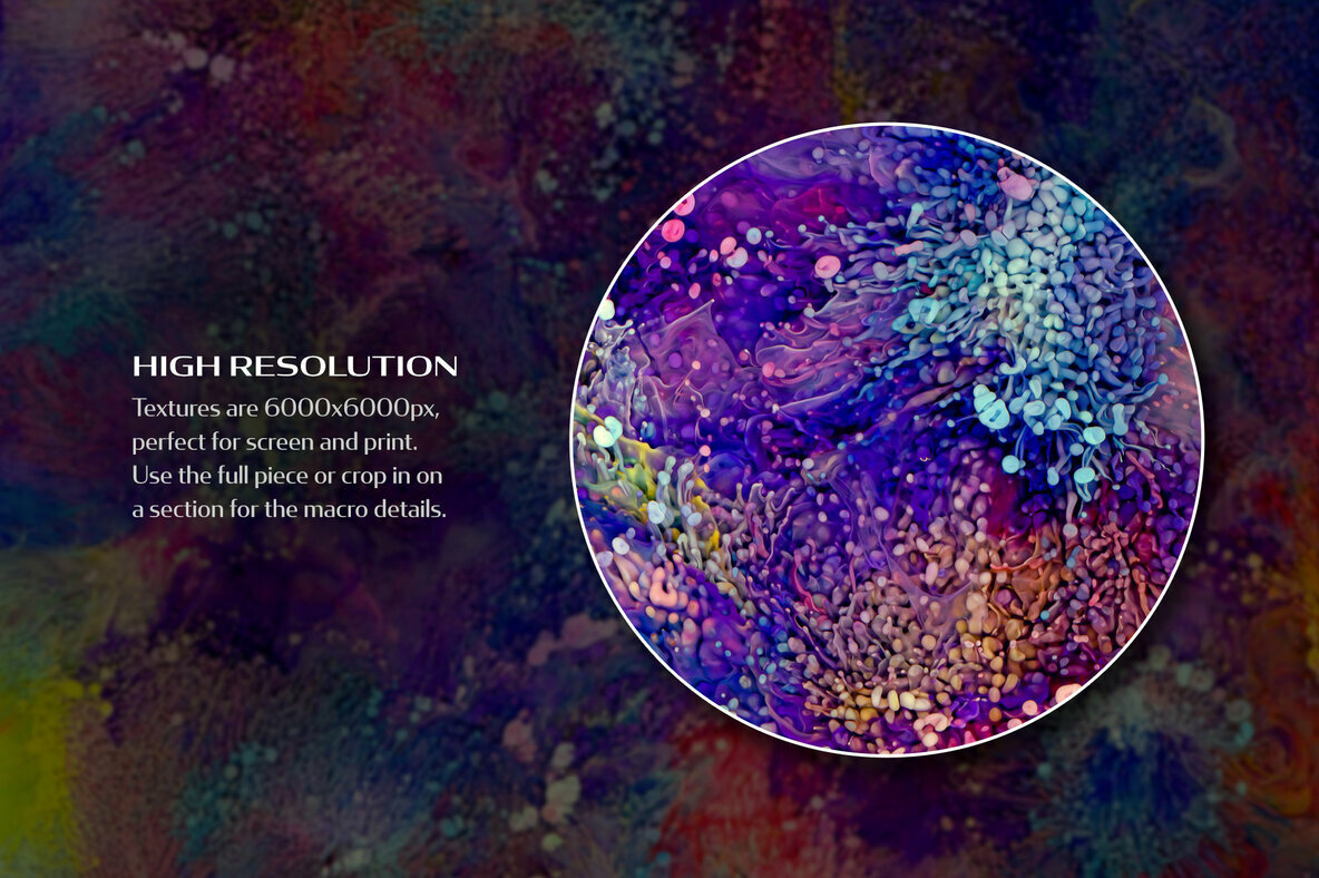 Submerge     Ink   Resin Textures 5