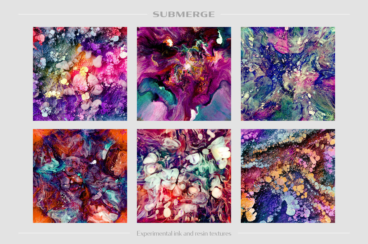 Submerge     Ink   Resin Textures 13