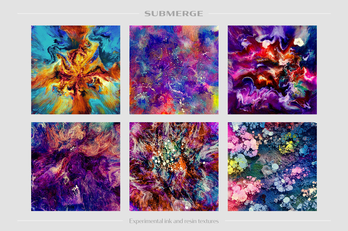Submerge     Ink   Resin Textures 14