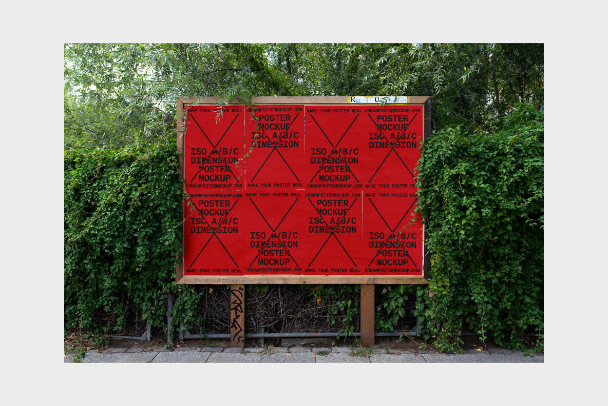 Urban Poster Mockup Vol 5 Urban Poster Mockup Vol 5