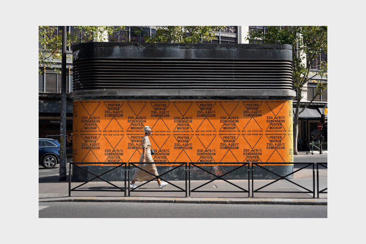 Urban Poster Mockup Vol 5 Urban Poster Mockup Vol 5