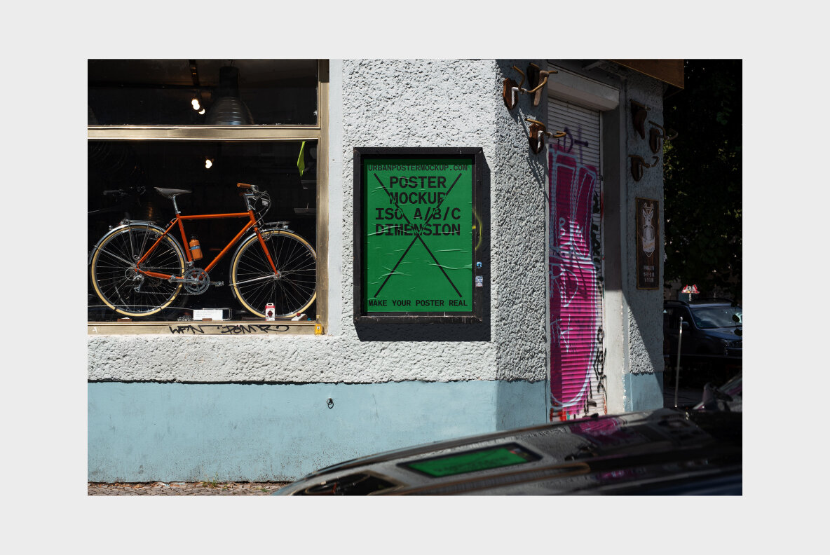 Urban Poster Mockup Vol 5 Urban Poster Mockup Vol 5