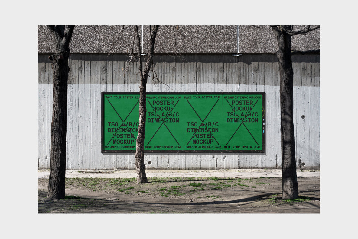 Urban Poster Mockup Vol 5 Urban Poster Mockup Vol 5