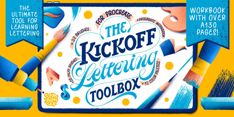 The KickOff Lettering Toolbox