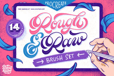 Rough  Raw Brush Set