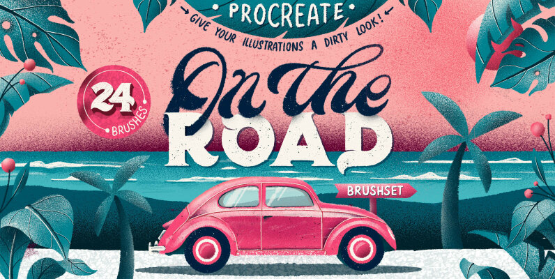 On The Road Brush Set