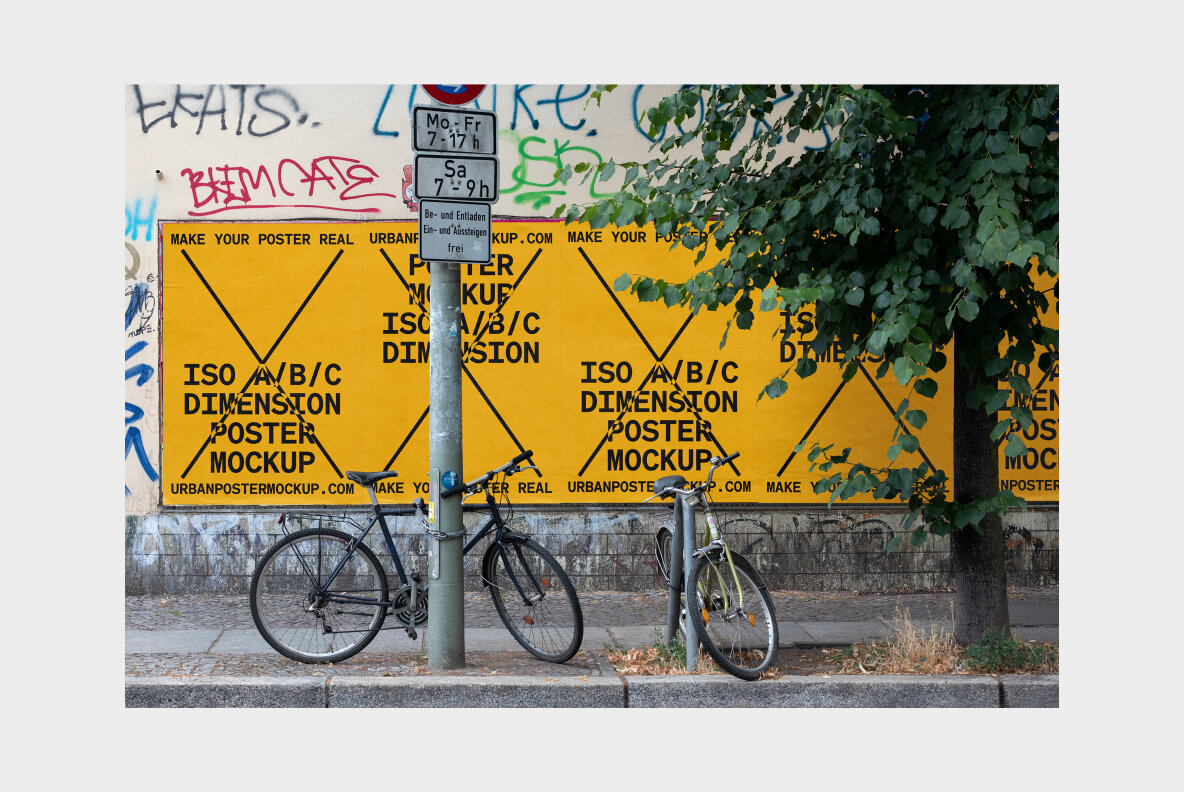 Urban Poster Mockup Vol 3 Urban Poster Mockup Vol 3