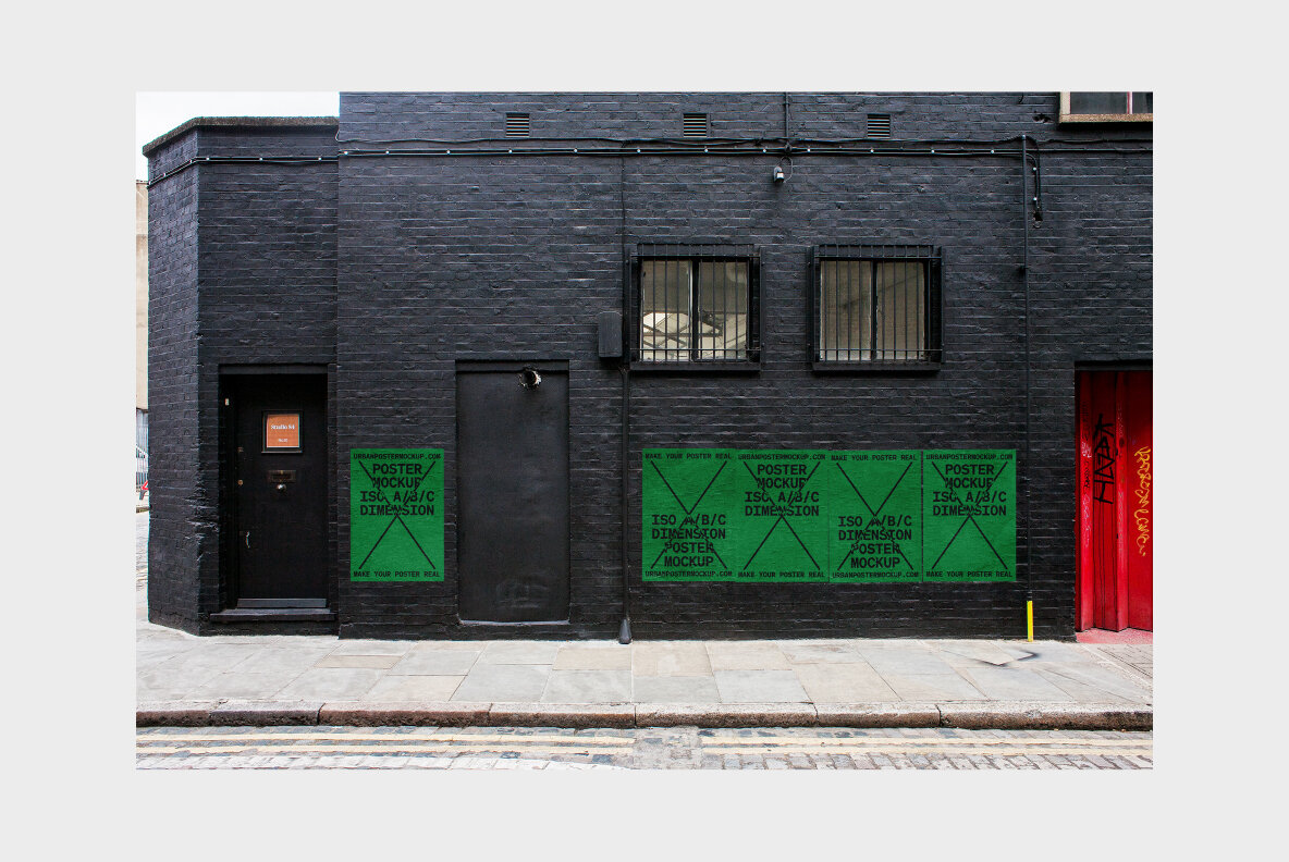 Urban Poster Mockup Vol 3 Urban Poster Mockup Vol 3