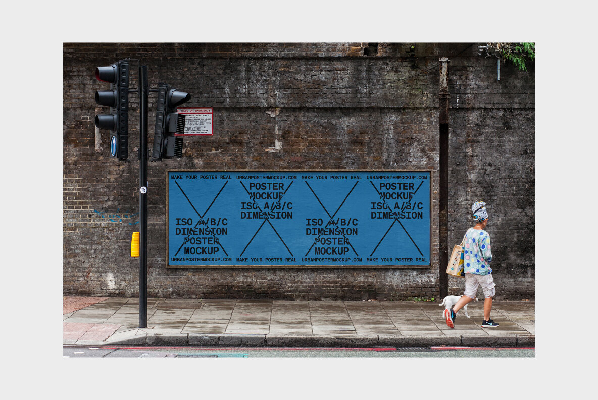 Urban Poster Mockup Vol 3 Urban Poster Mockup Vol 3