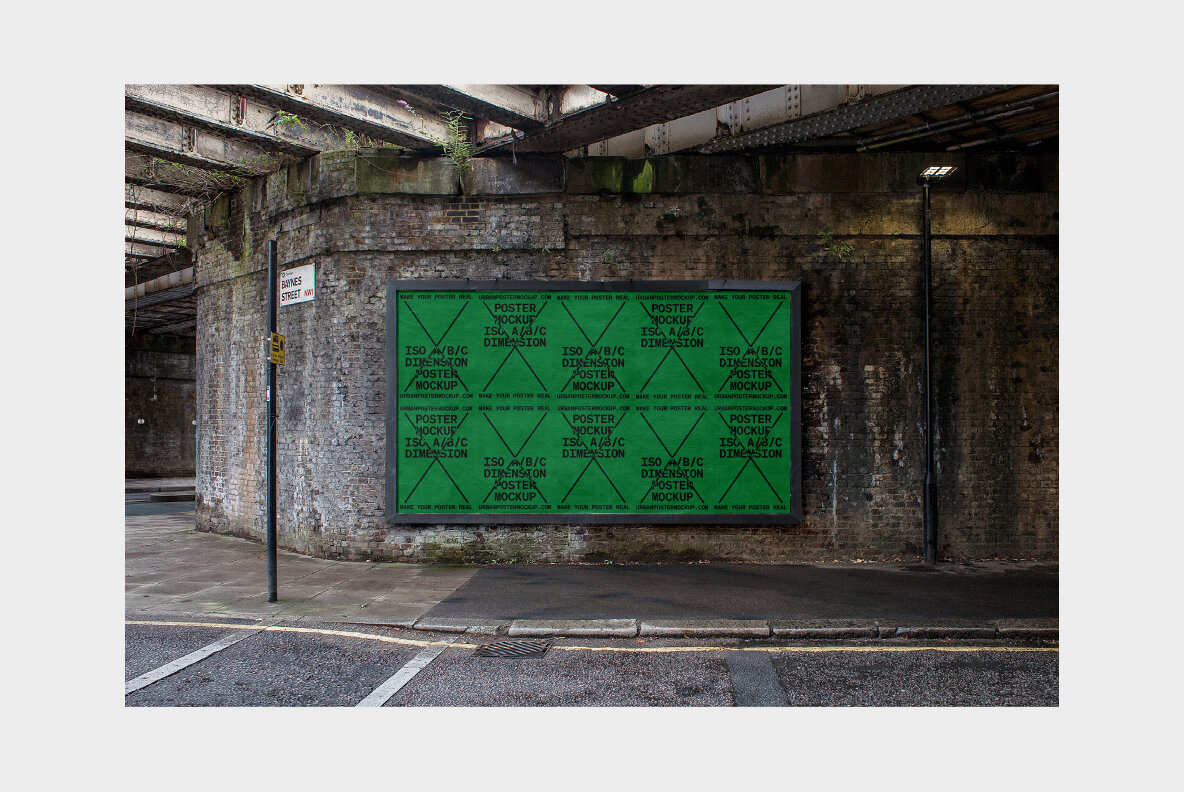 Urban Poster Mockup Vol 3 Urban Poster Mockup Vol 3