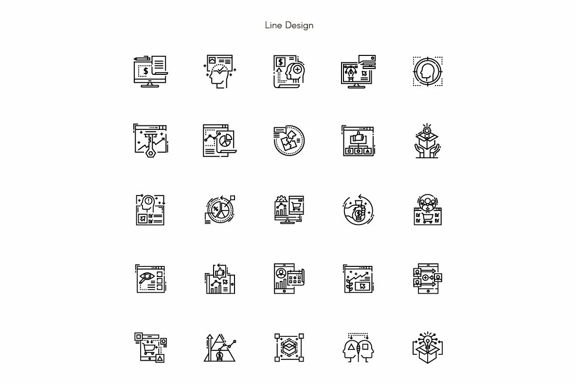Content Marketing Premium Icon Pack 4