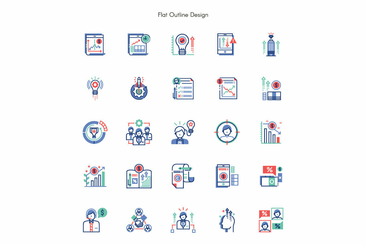 Entrepreneur Premium Icon Pack 01 2