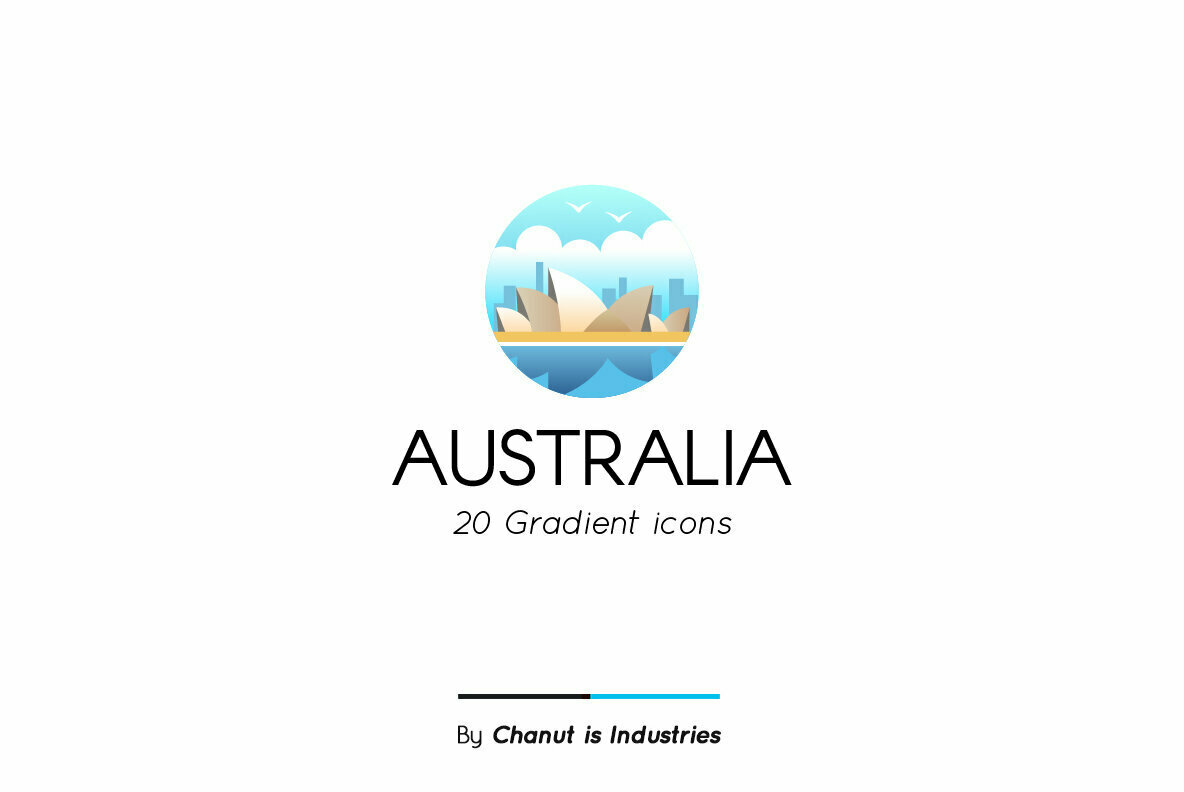 Australia Element Premium Icon Pack 1