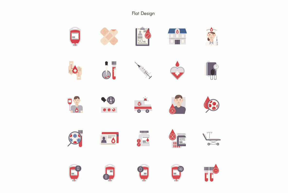 Blood Donation Premium Icon Pack 2