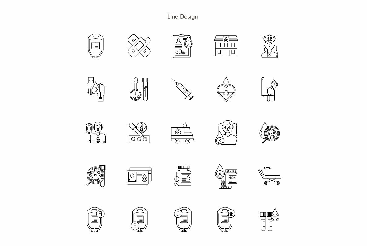 Blood Donation Premium Icon Pack 5
