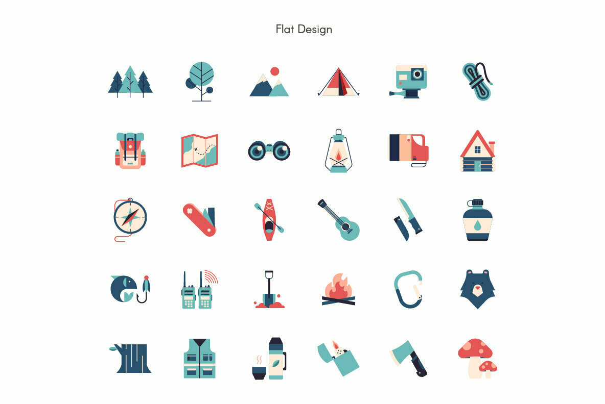 Camping Premium Icon Pack 2