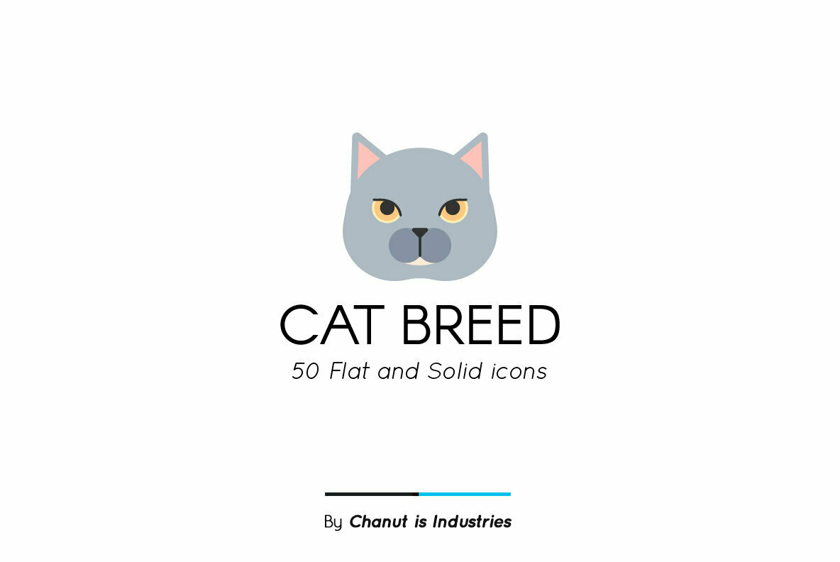 Cat Breed Premium Icon Pack 1