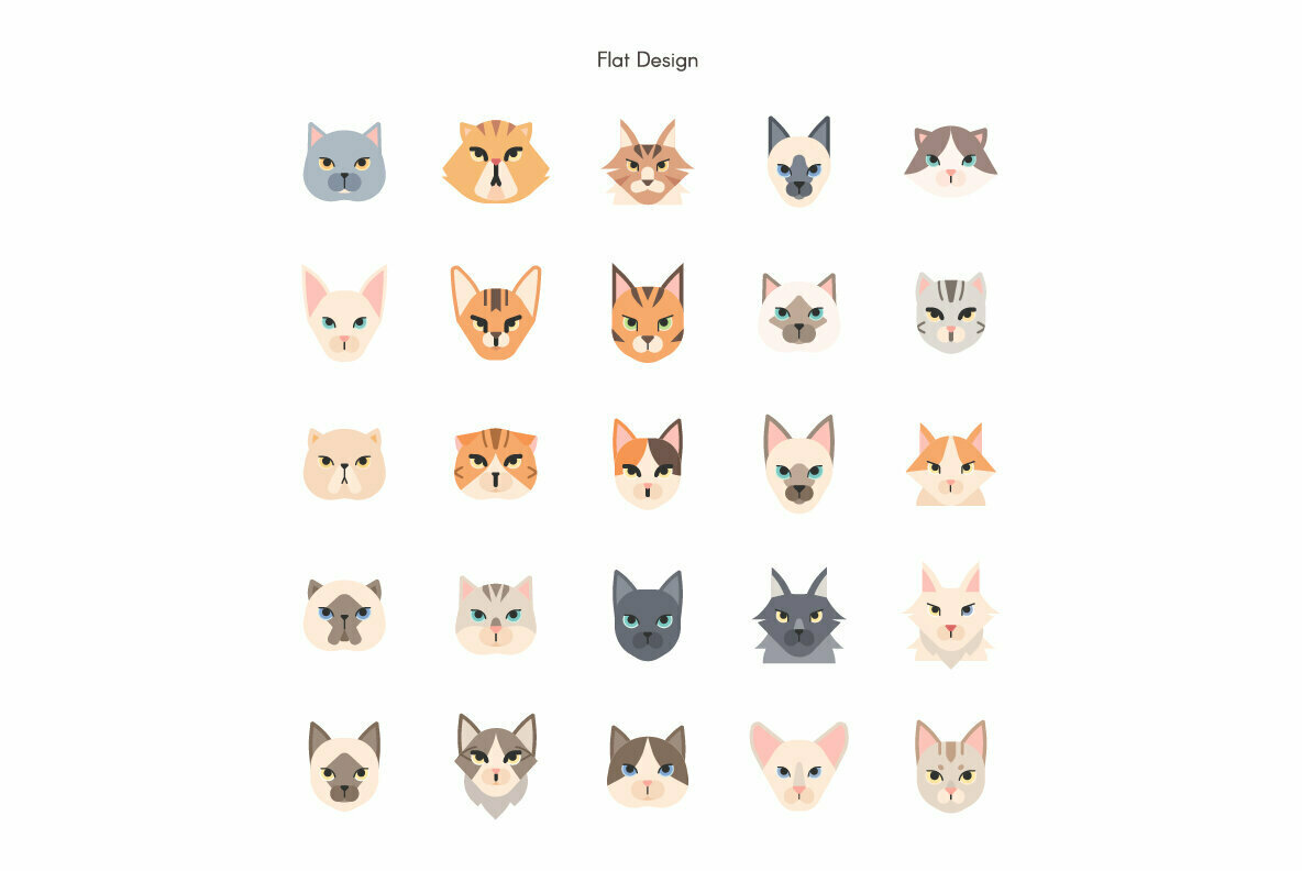 Cat Breed Premium Icon Pack 2