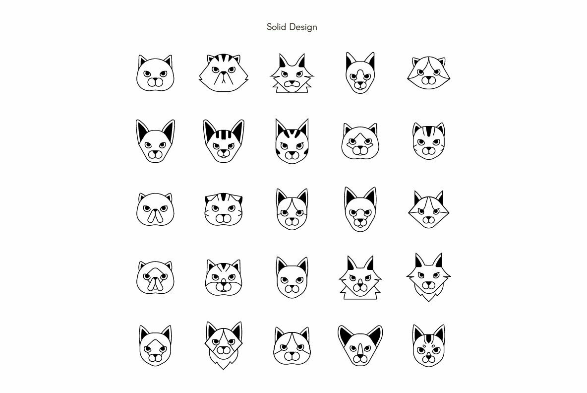 Cat Breed Premium Icon Pack 3