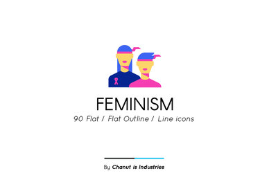 Feminism Premium Icon Pack