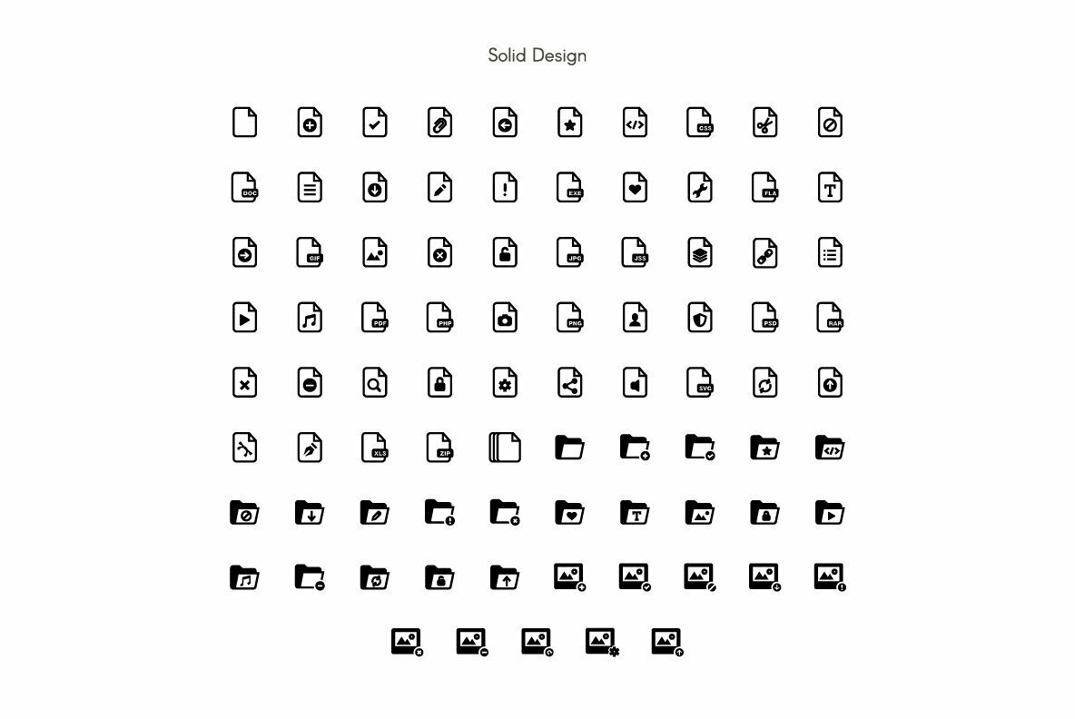 Files and Folders Premium Icon Pack 3