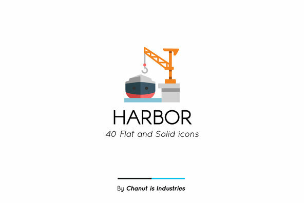 Harbor Premium Icon Pack Graphics - YouWorkForThem