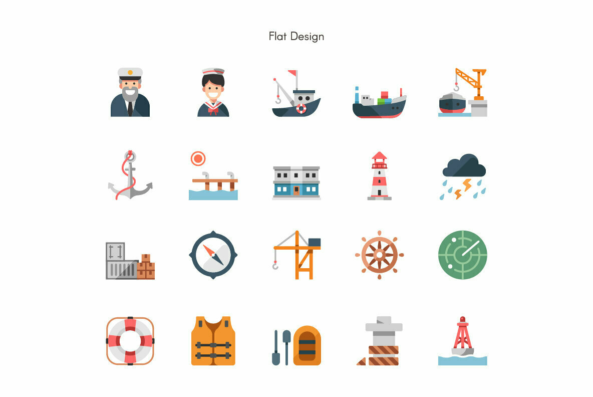 Harbor Premium Icon Pack 2