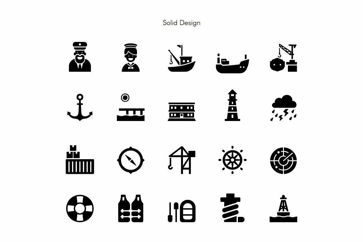 Harbor Premium Icon Pack 3