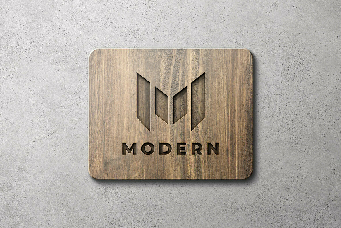 Wooden Sign Mockup Scenes 3