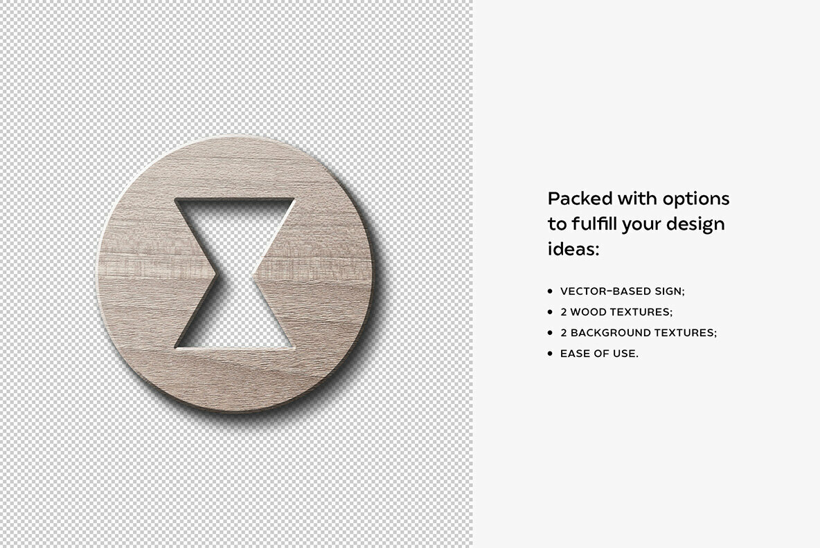 Wooden Sign Mockup Scenes 5