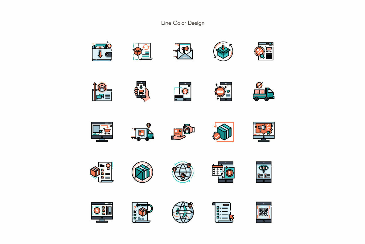 Online Shopping Premium Icon Pack 4