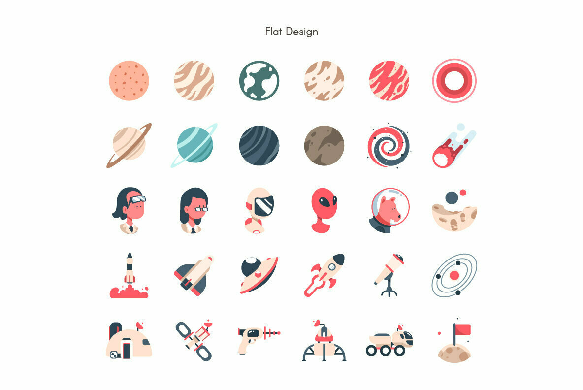 Space Premium Icon Pack 01 2