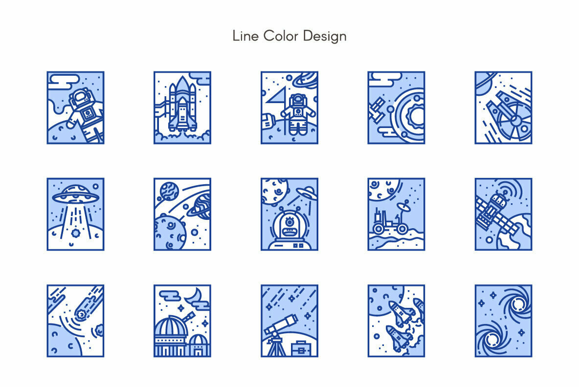 Space Premium Icon Pack 02 3