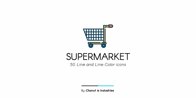 Supermarket Premium Icon Pack
