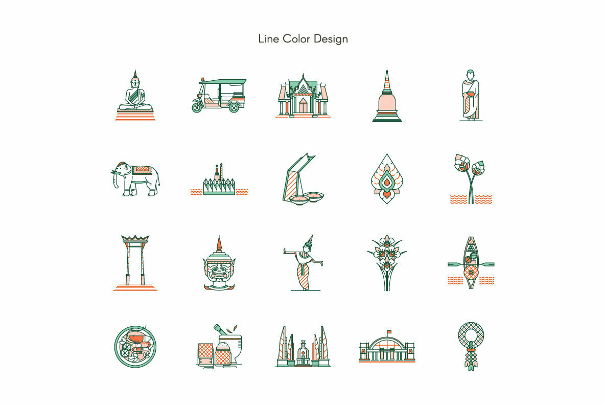 Thailand Premium Icon Pack 3