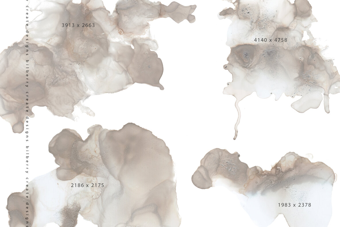 Yellow Brownie Ink Texture 6