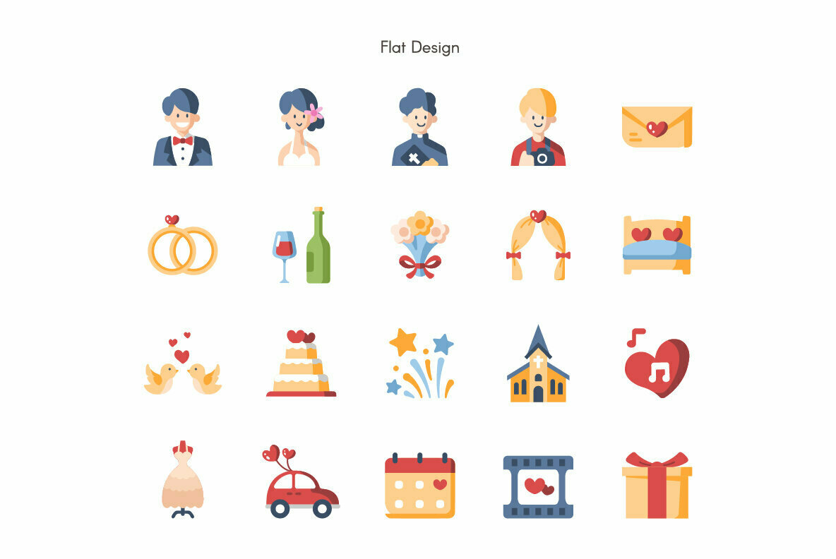 Wedding Premium Icon Pack 02 2