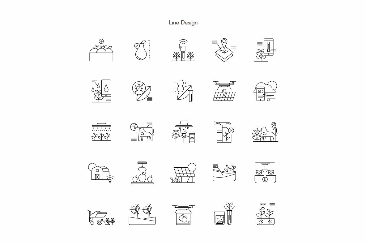 Smart Farm Premium Icon Pack 4