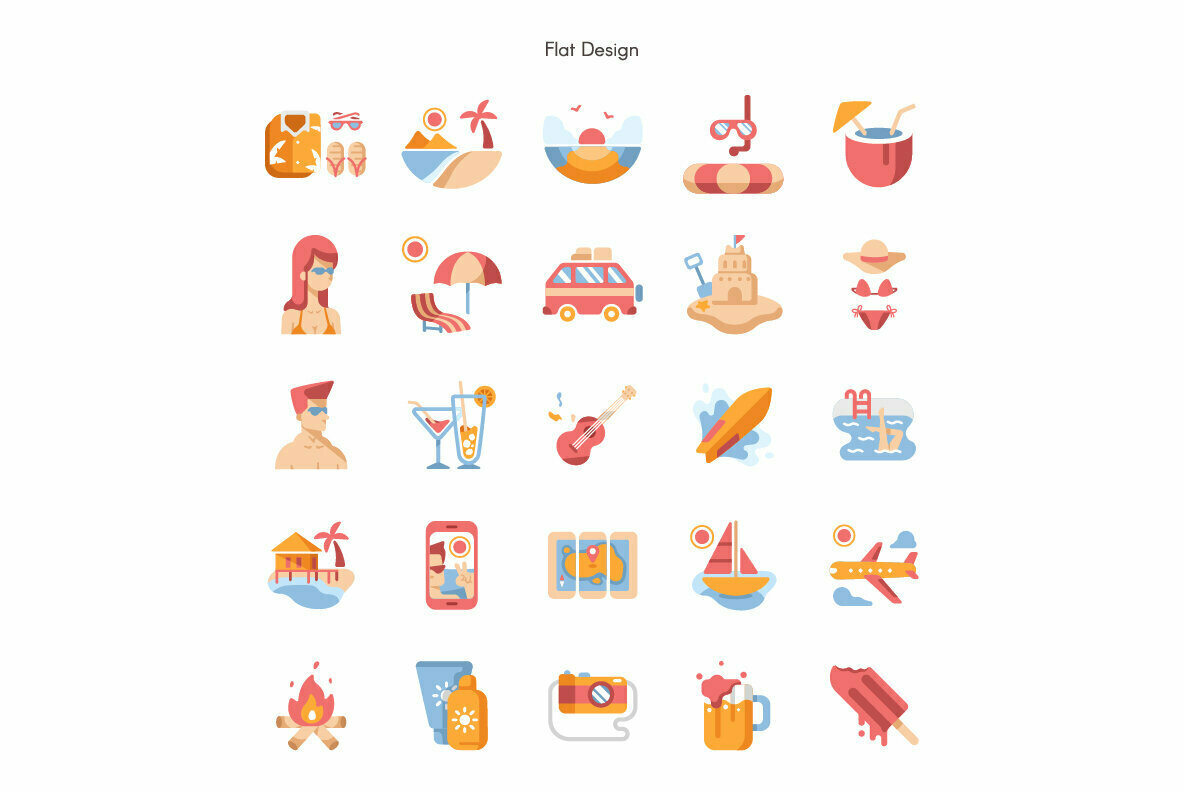 Summer Premium Icon Pack 02 2