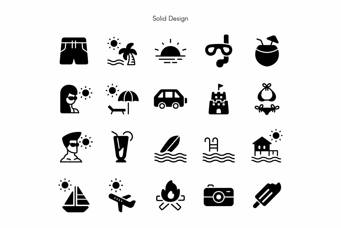 Summer Premium Icon Pack 02 3