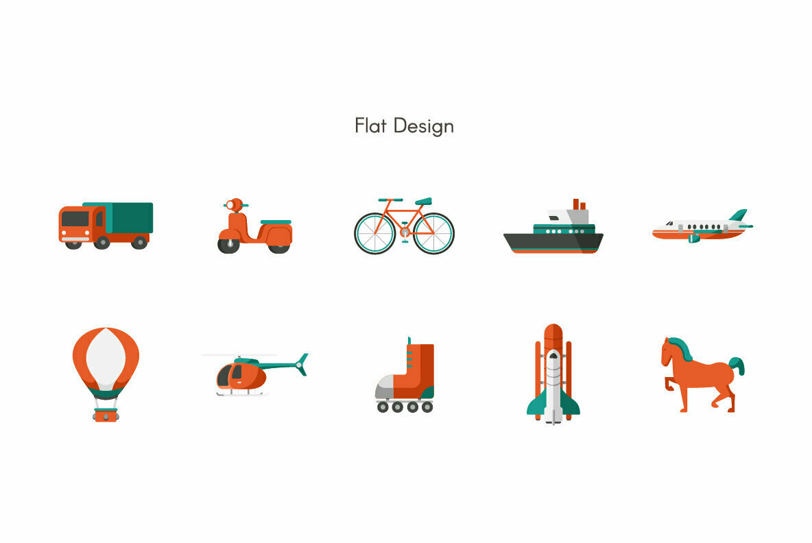Transportation Premium Icon Pack 02 2