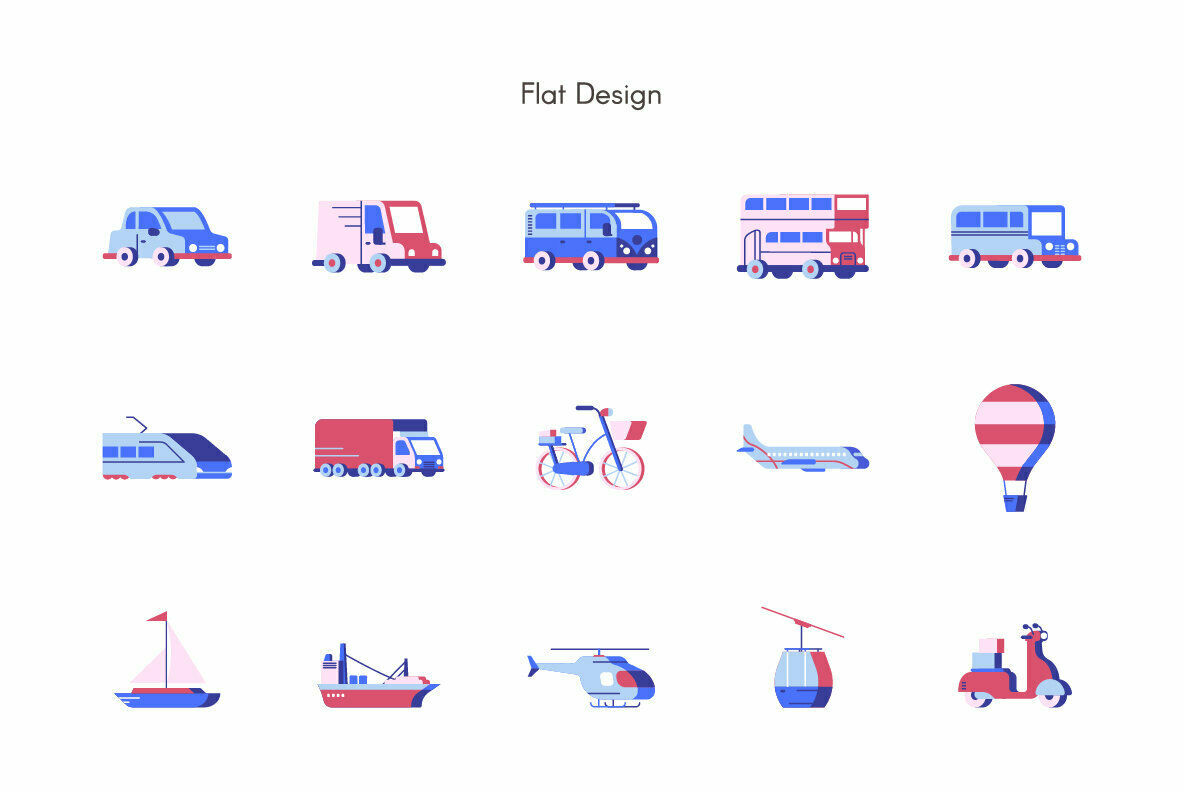 Transportation Premium Icon Pack 03 2
