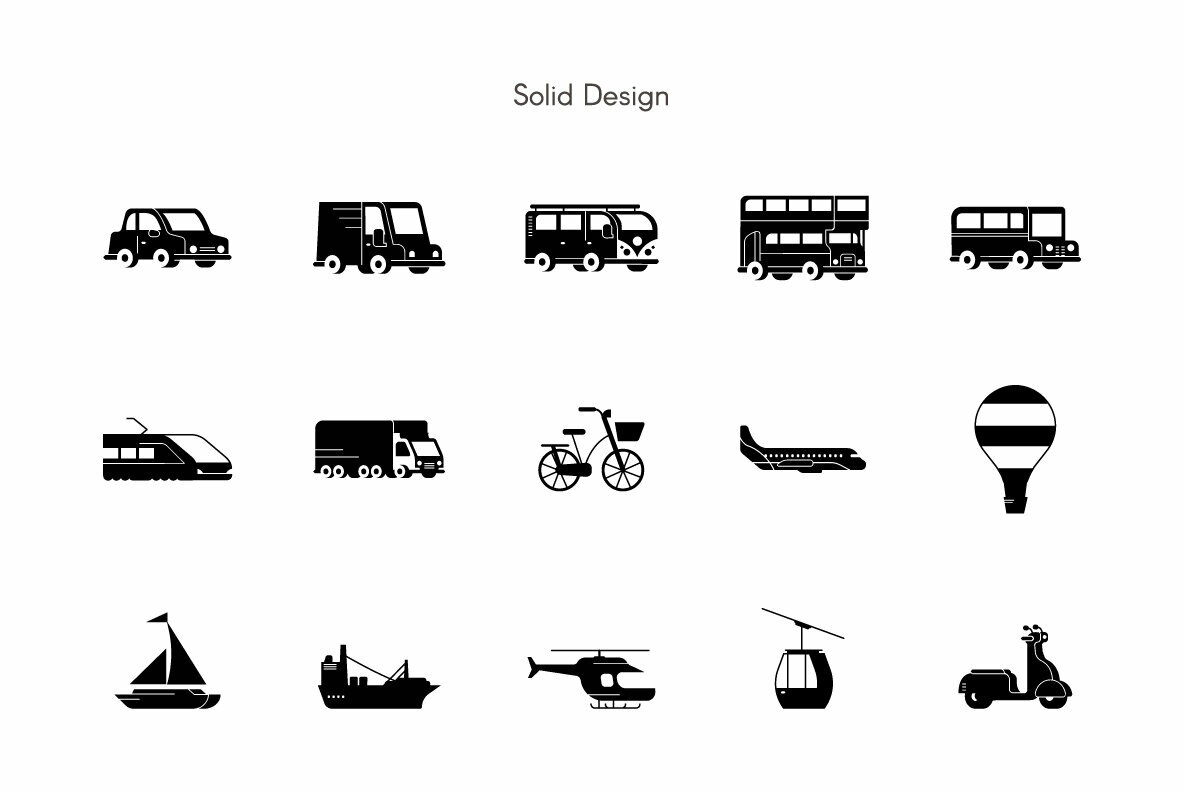 Transportation Premium Icon Pack 03 4