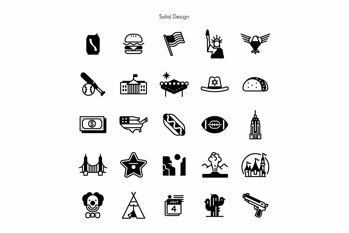 United States Premium Icon Pack 3