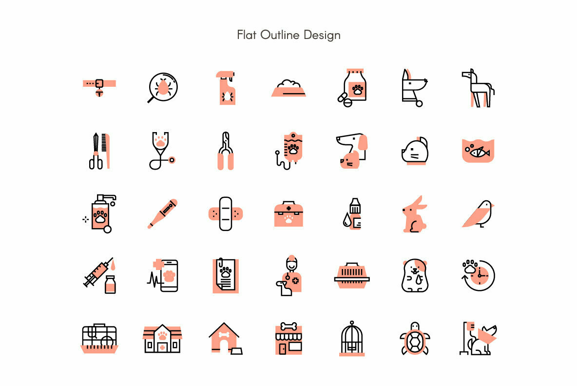 Veterinary Premium Icon Pack 2