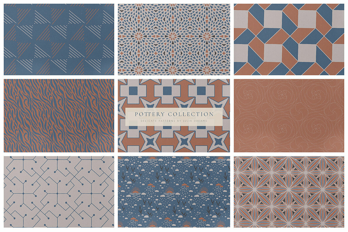 Delicate Seamless Patterns 5