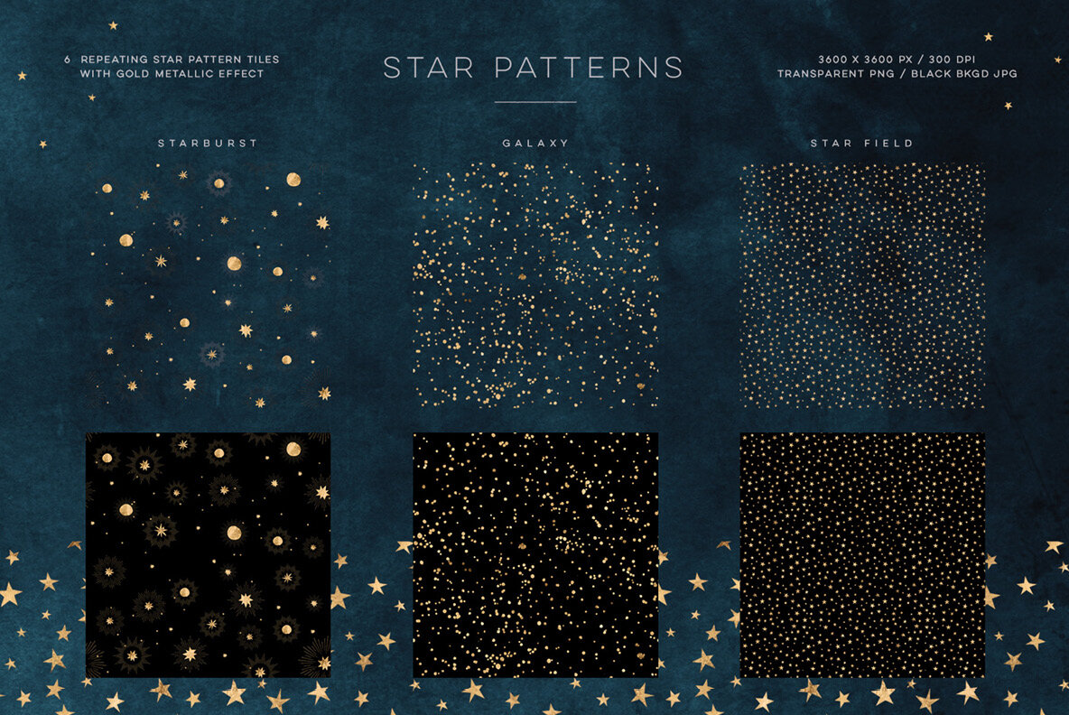 The Star Atlas Golden Set of Astrology Icons Backgrounds The Star Atlas Golden Set of Astrology Icons Backgrounds