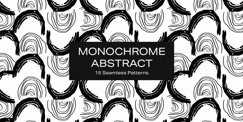 Monochrome Abstract Patterns