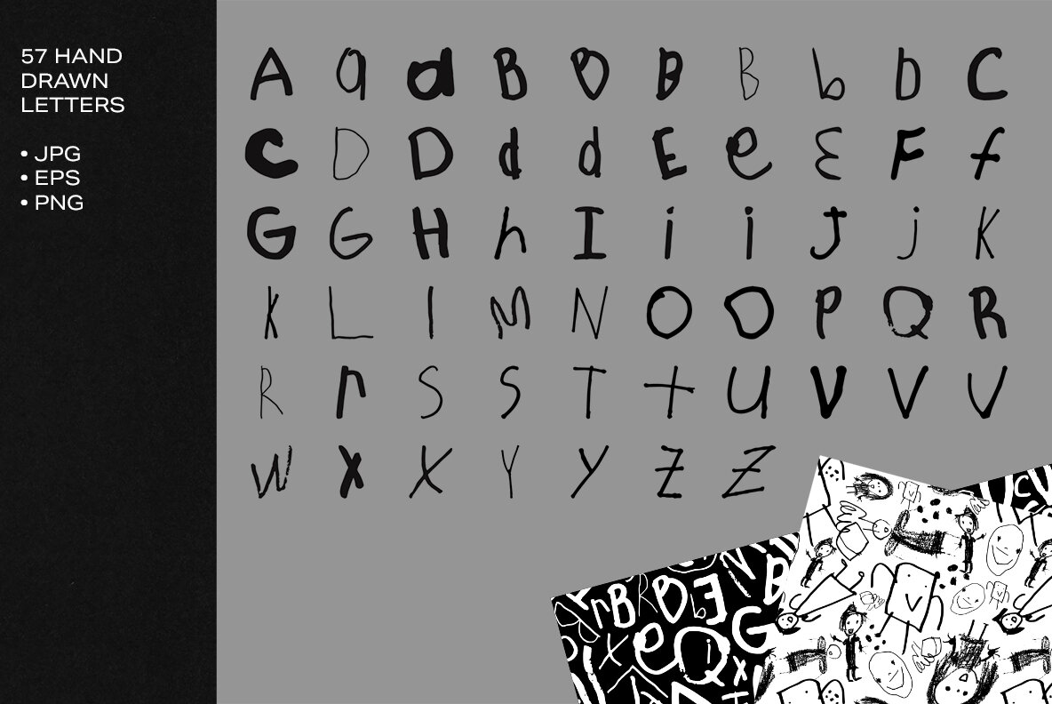 Monochrome Abstract Patterns 6