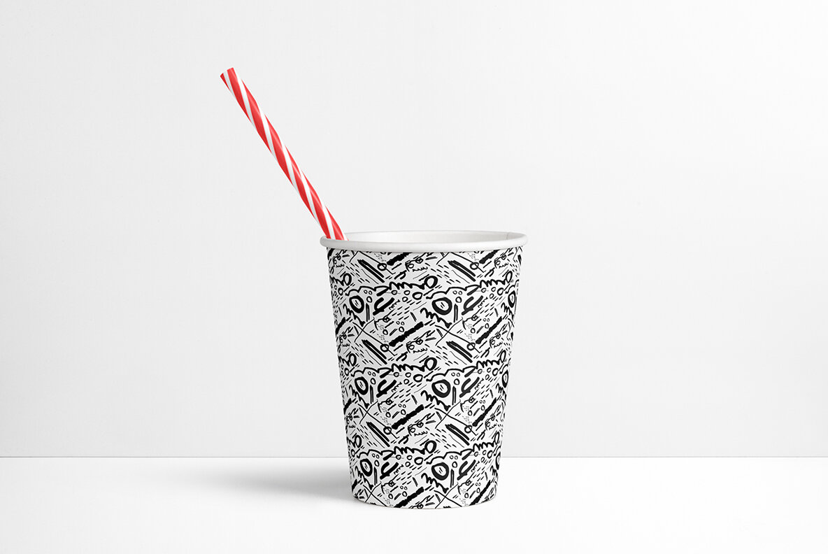 Monochrome Abstract Patterns 8